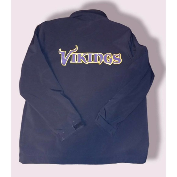 Men's Minnesota Vikings NFL Fleece Lined Zip Up Jacket - Sz. XL - Very Clean! - Picture 3 of 3